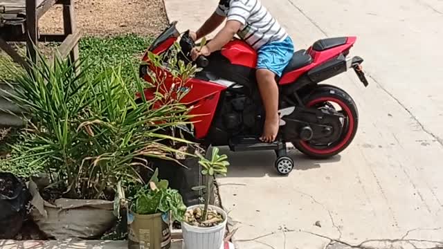 funny motorcycle test