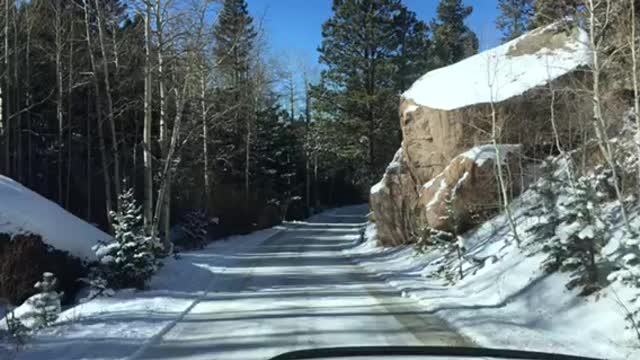 Drive in The Rockies