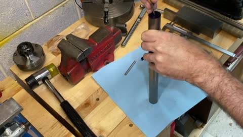 Craftsman Vintage Vise Repair: Center Drilling