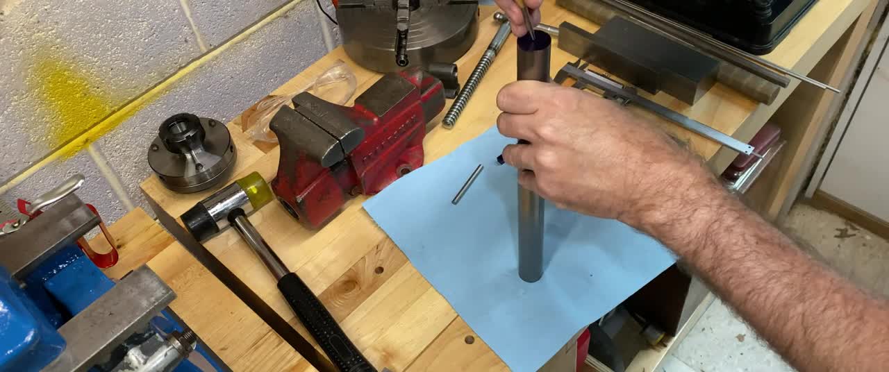 Craftsman Vintage Vise Repair: Center Drilling