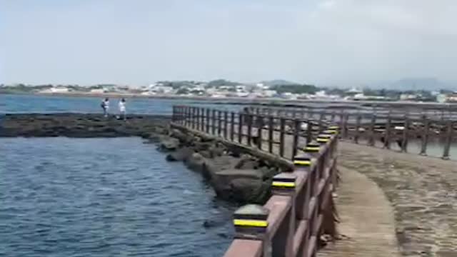 The sound of the sea in Jeju Island