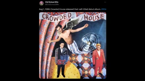 Today in 1986 Crowded House released their self-titled album