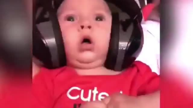 look at his face