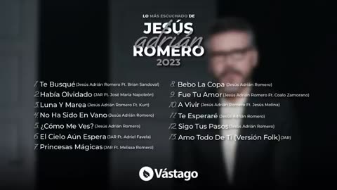 Jesús Adrián Romero Lo Más Escuchado 2024.