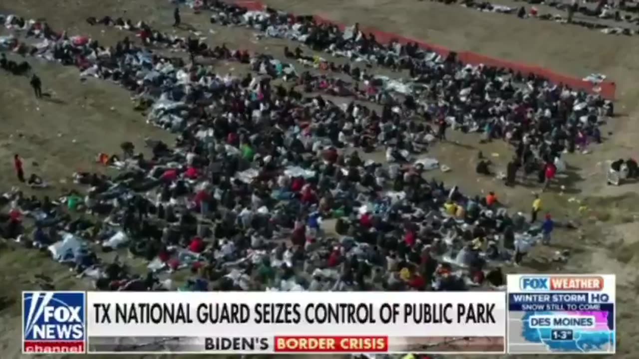 Texas National Guard seizes control of a public park on the Rio Grande: