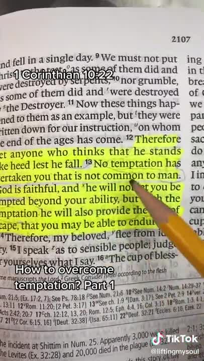 Overcoming temptation