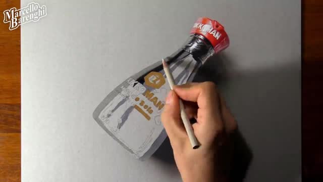 Painting Cola Bottle