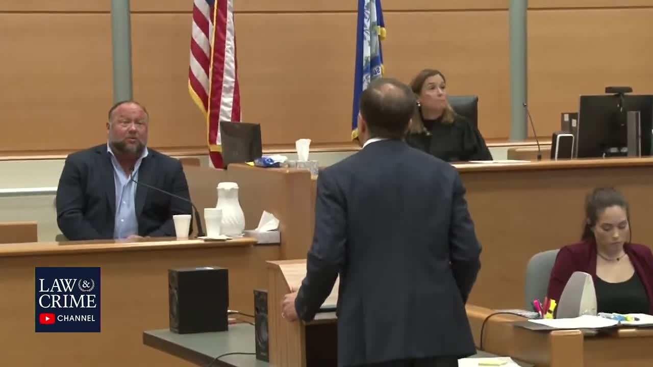 I Don’t Apologize to You’: Alex Jones Snaps at Sandy Hook Lawyer