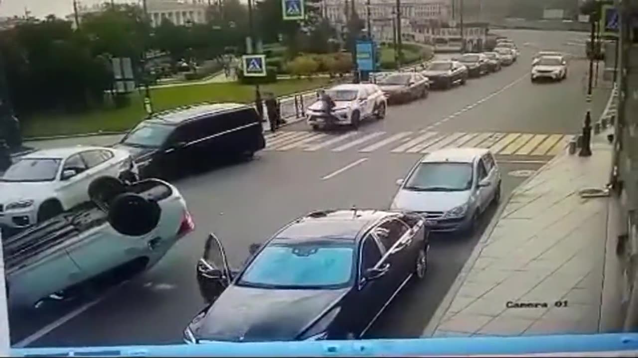 Scooter rider caused an accident