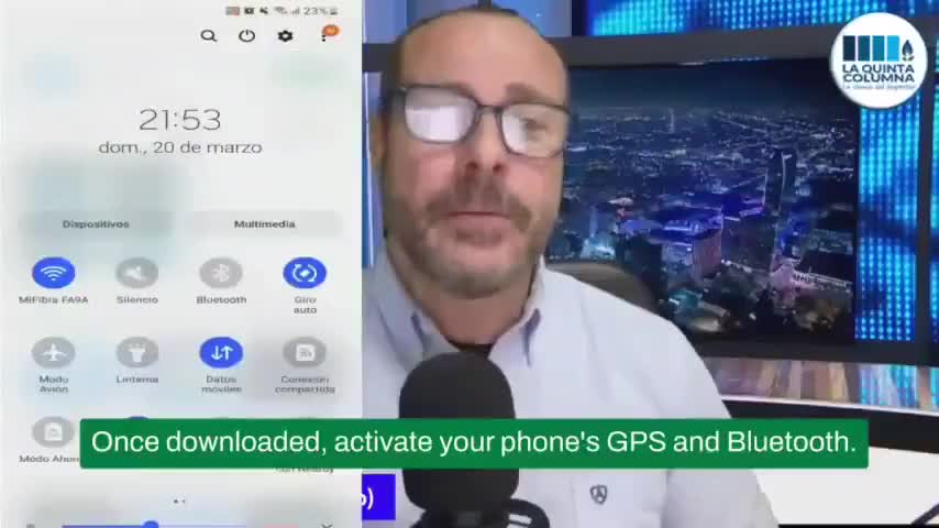 Are you giving off bluetooth signal?