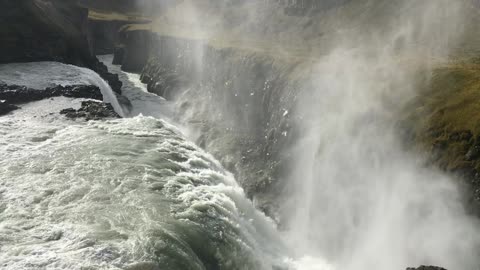 Waterfall with water sound