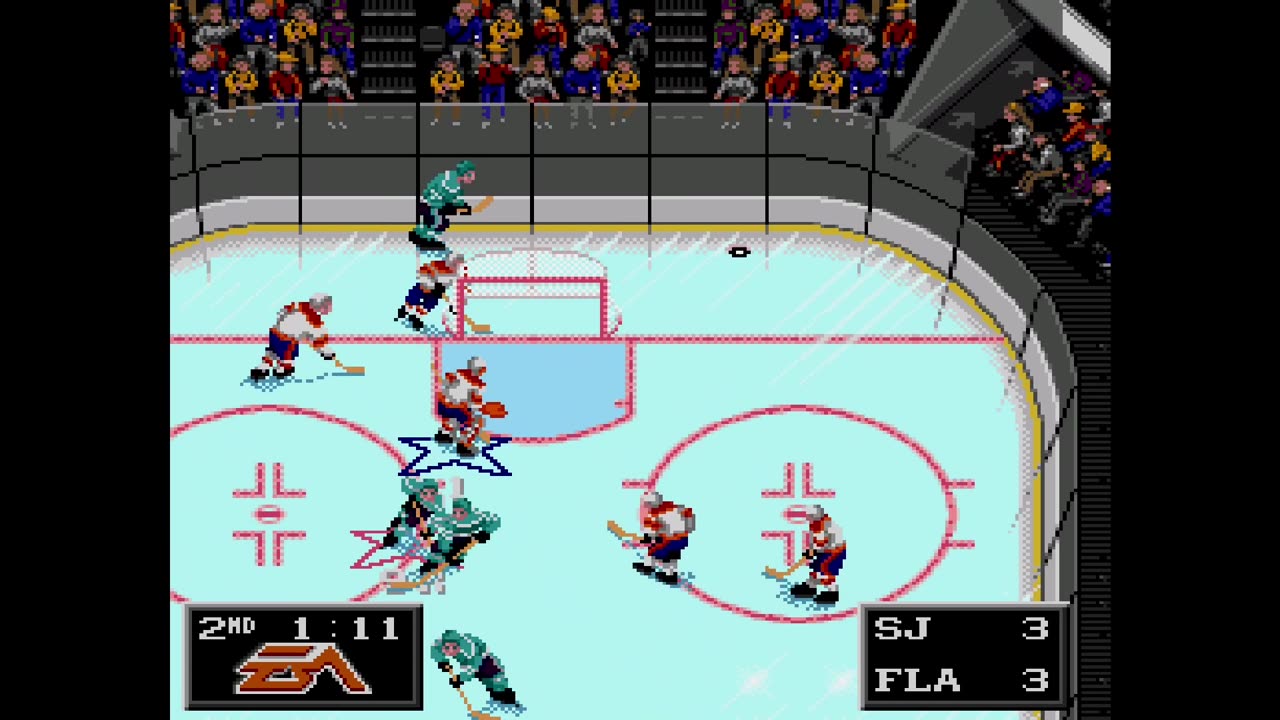 NHL '94 Franchise Mode 1988 Regular Season G31 - Len the Lengend (SJ) at Tecmo Jon (FLA)