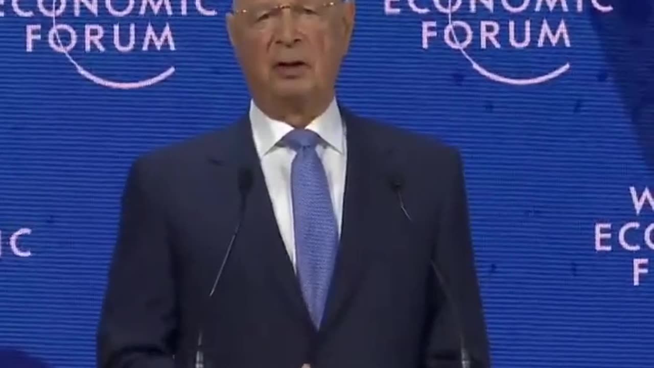 Klaus Schwab Tells The World Economic Forum The Future Is Built By Us