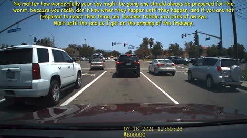 Too many idiots and crazy people driving a vehicle in California!!!