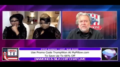 Steve Bannon explains to Diamond and Silk The malfunction of Fetterman Man Machine Merger