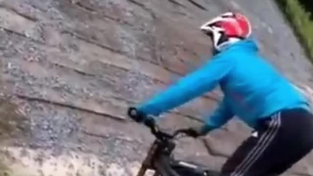 Bike climbing challenge
