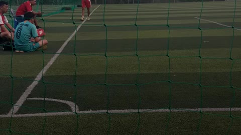 warm-up before playing football