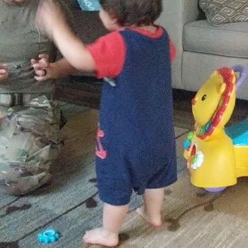 He can't stop giggling