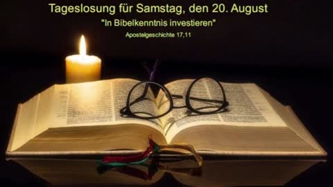 Tageslosung für Samstag, den 20. August