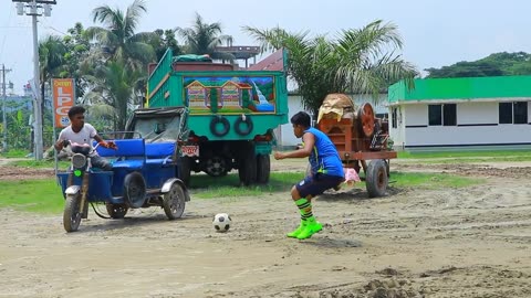 "Caught on Camera: The Ultimate Fake Football Kick Prank!"