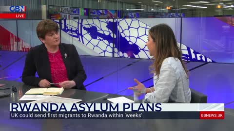 Rwanda asylum plans: Angelica Malin and Arlene Foster discuss Government proposals