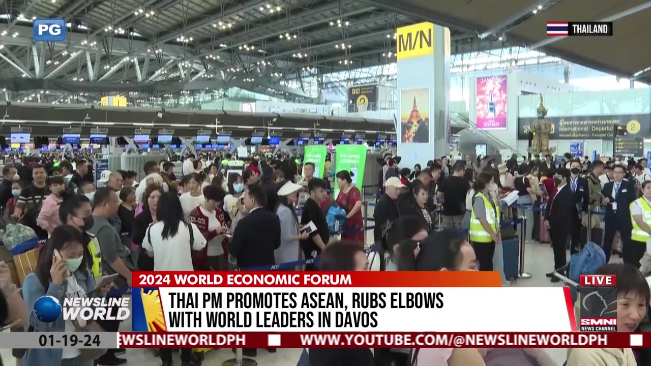 Thai pm promotes ASEAN, rubs elbows with world leaders in Davos