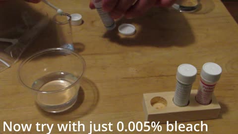 chemiluminescence demonstration