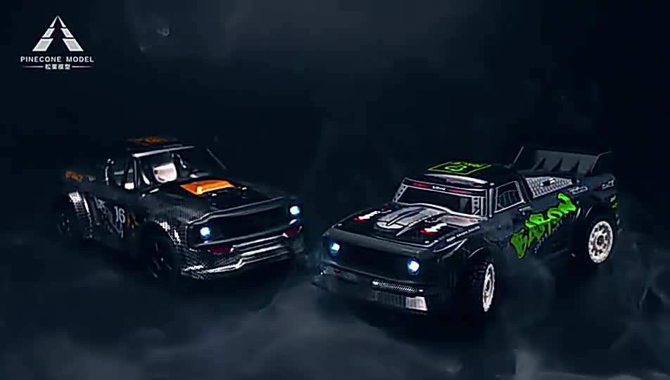 NYR 2021 New Version 1/16 2.4G 4WD RC Drift Car 30km/h High Speed LED Light Electric Control