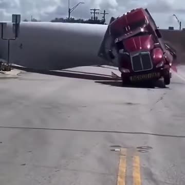 Wind Turbine Gets Destroyed by "Trump" Train