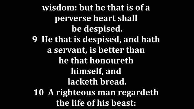 Proverbs 12 King James version