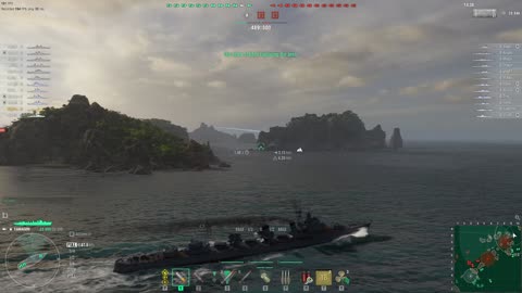 World of Warships in the Yamagiri