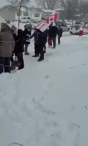 Students in Steinbach Manitoba walk out protesting masks