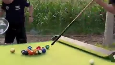 Funny Video Billiards million views 😊😊