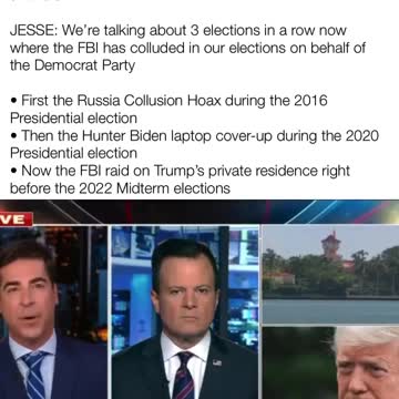 BIDEN FBI RAIDS TRUMP'S PRIVATE RESIDENCE MAR-a-LAGO