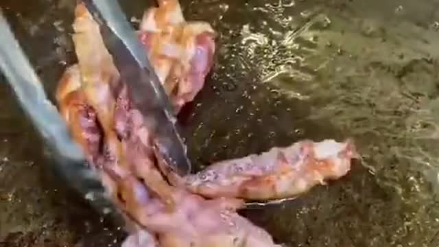 grilled bacon