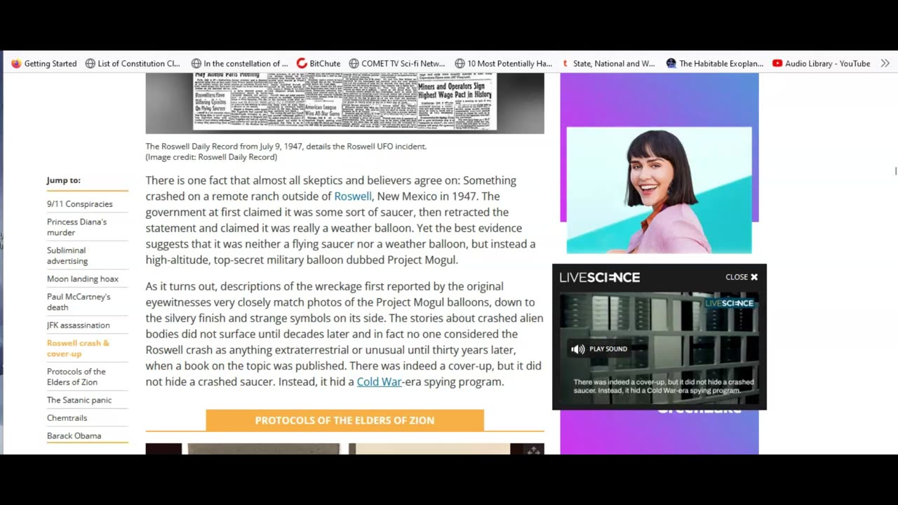 Live science to the sheeple: shut up and believe everything you are told