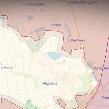 Video timelapse of the Russian advance and eventual capture of Avdiivka.
