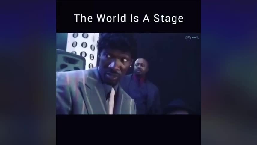 the world is a stage