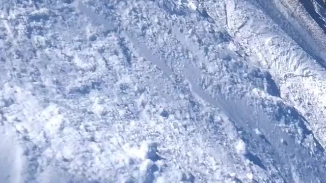 Christine moguls on skis fell 1 time