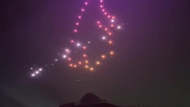 Super cool drone show