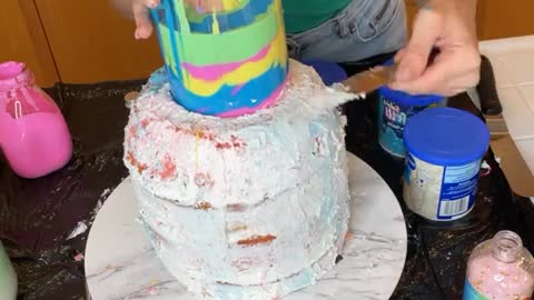 When the FROSTING POURS OVER