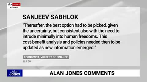 Alan Jones, "Australians must know the truth - this virus is not a pandemic"