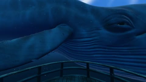 blue whale , too big