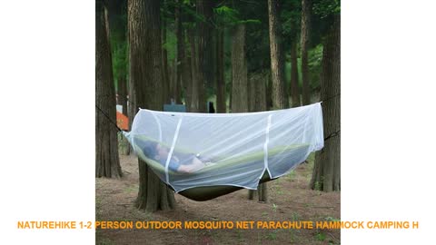 Outdoor Mosquito Net Parachute Hammock Camping