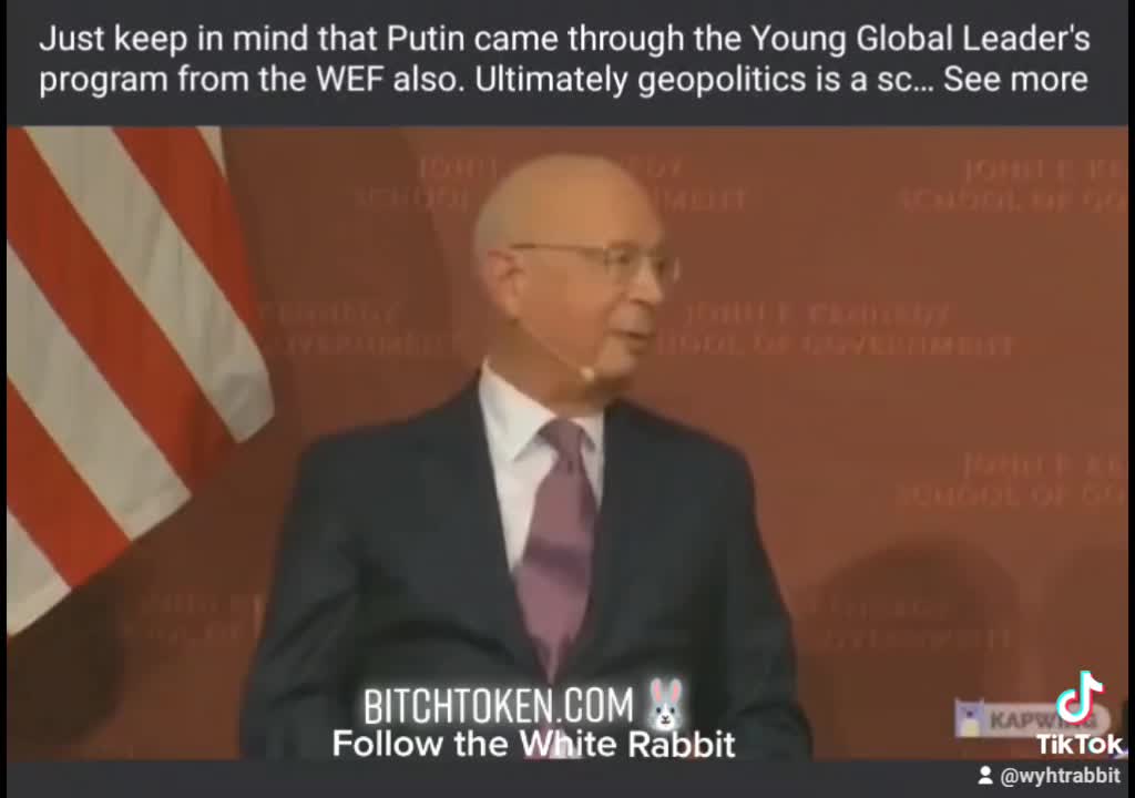 Klaus Schwab says Putin is part of the World Economic Forem