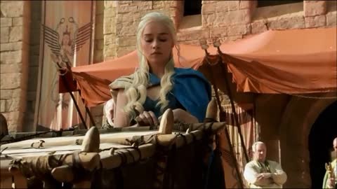 Epic Dragon Scene Game of Thrones Season 3 Daenerys Targaryen Rise to Power (Part 1) (HD)