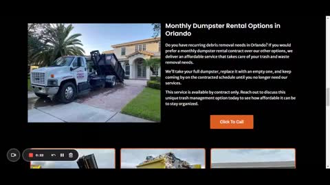 Dumpster Rental Orlando FL