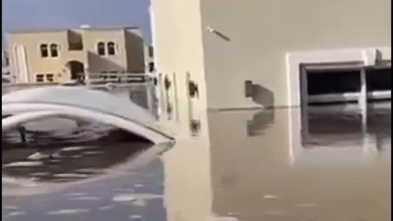 Massive Flooding Due To Extreme Rains In Sharjah, UAE | April 17, 2024