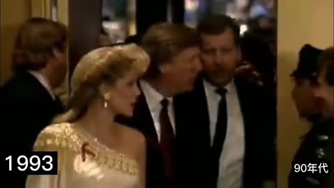 A young Donald Trump and his wife 2