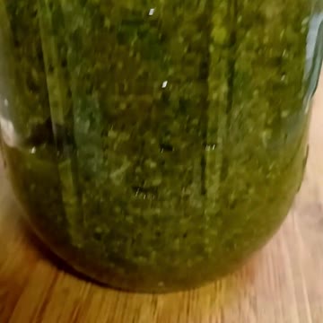 Walnut and Thai basil pesto